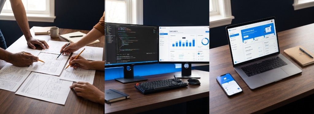 From wireframes to code to a live product, the DevPba process