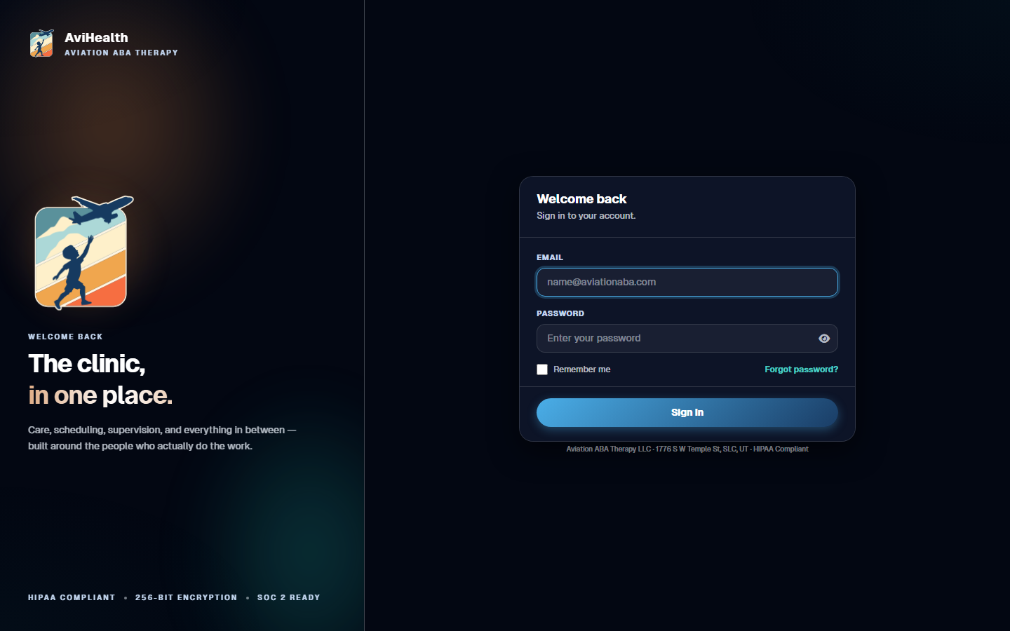 Production login