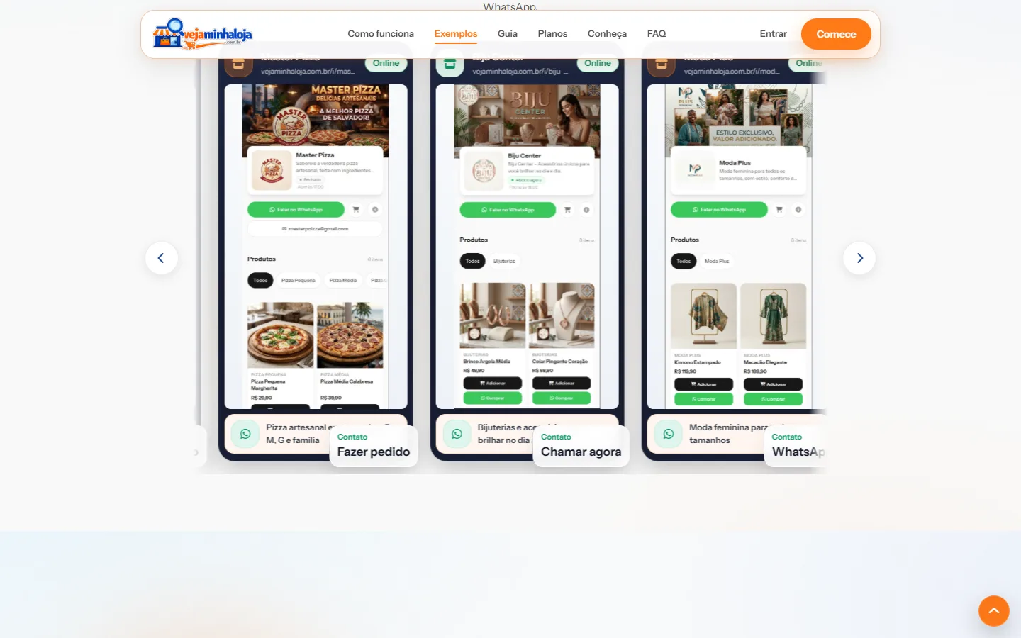 Live store examples